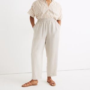 Madewell Tapered Huston Pull-On Crop Pants